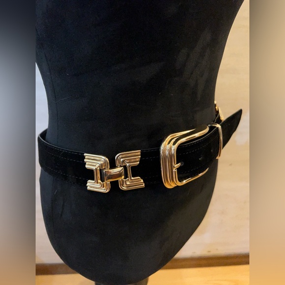 ZARA 100% Leather Belt with Square Buckle - Picture 4 of 15